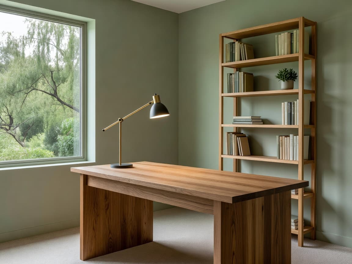Home office planned with the house planner app
